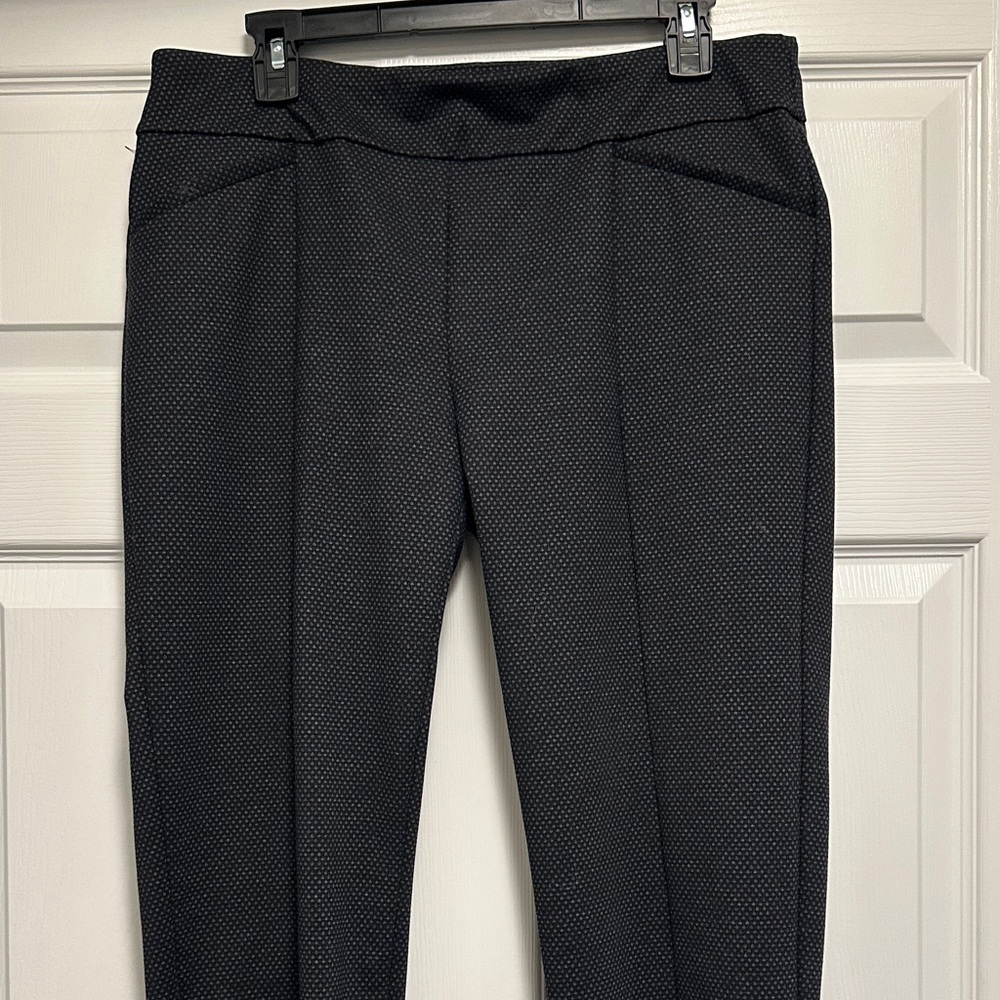Sharagano Black Textured Women's Pants